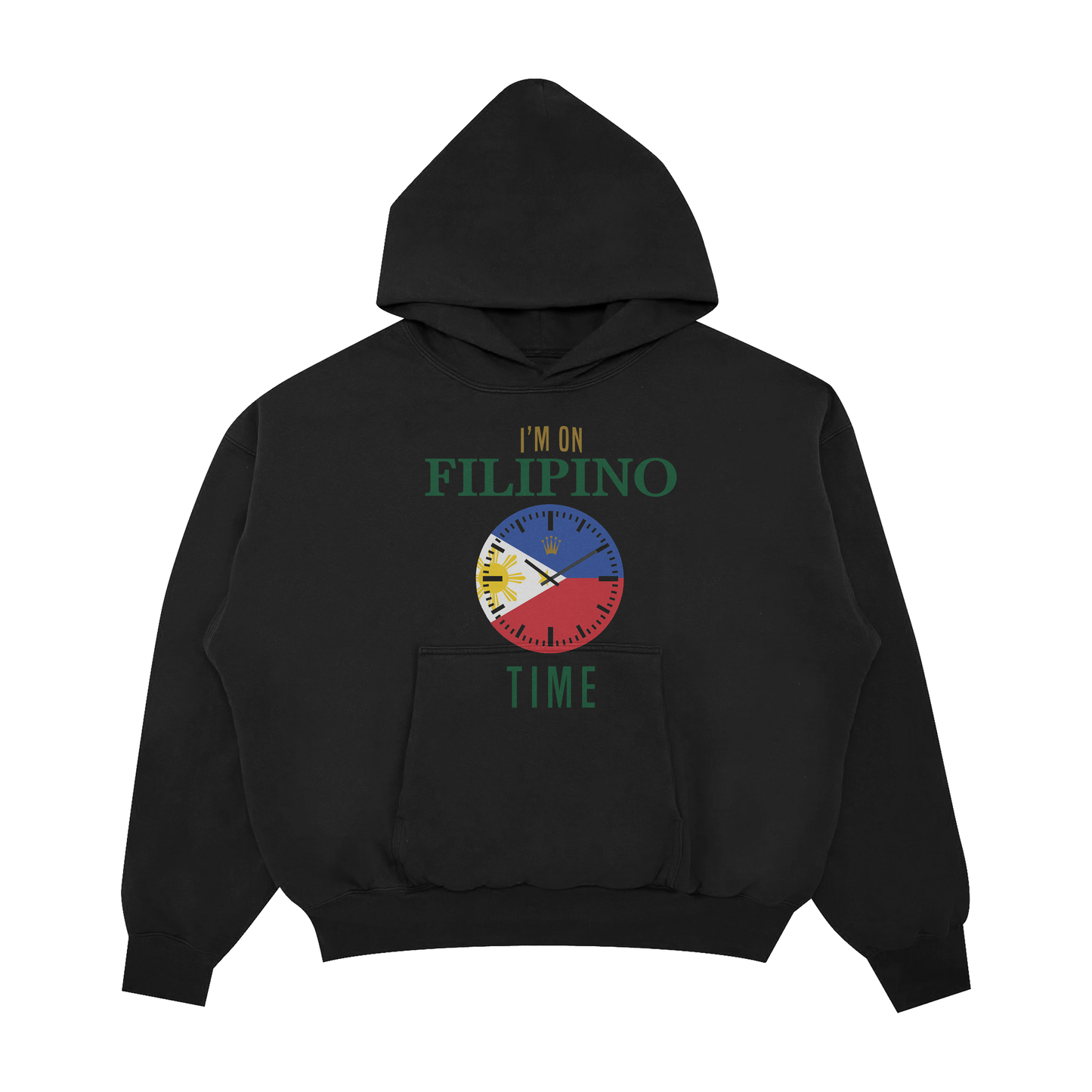 I’M ON FILIPINO TIME PULLOVER HOODIE