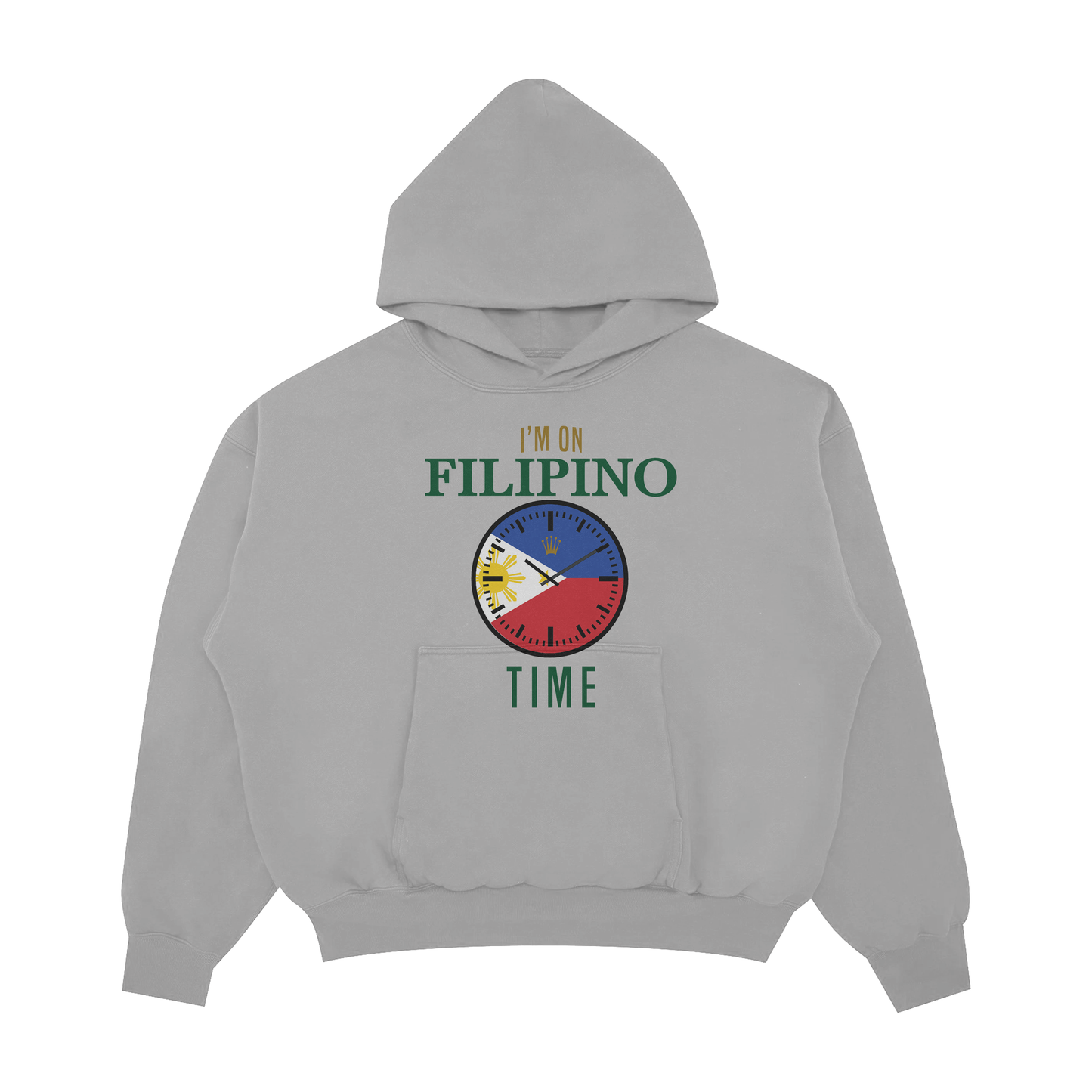 I’M ON FILIPINO TIME PULLOVER HOODIE