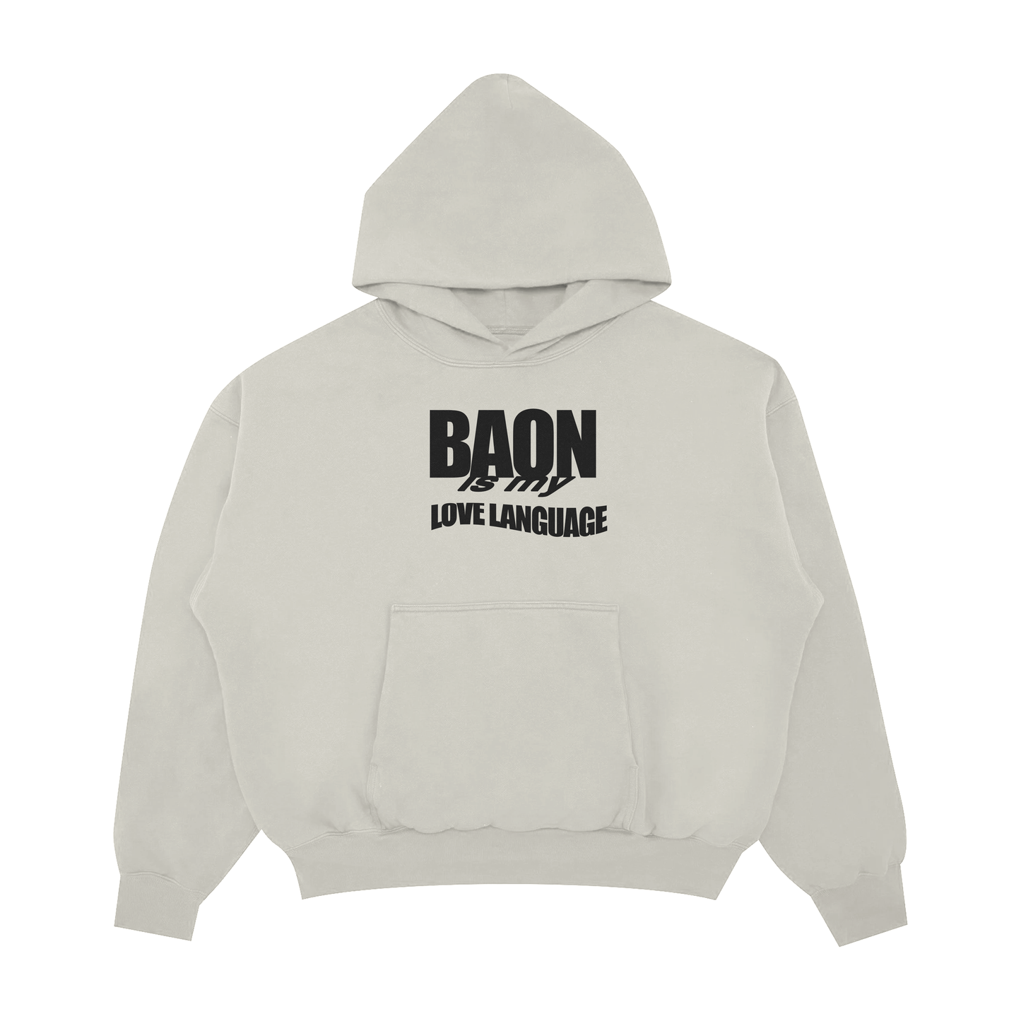 BAON IS MY LOVE LANGUAGE PULLOVER HOODIE