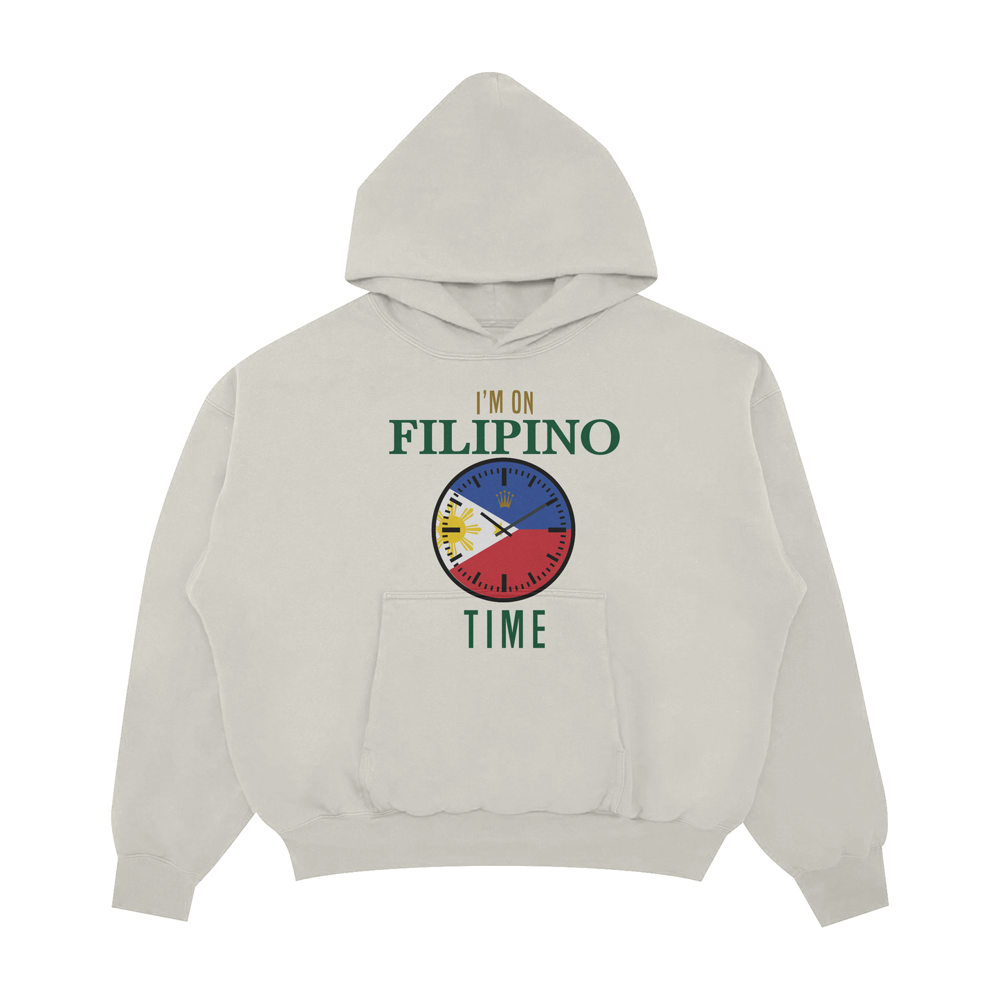 I’M ON FILIPINO TIME PULLOVER HOODIE