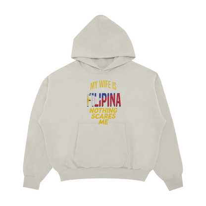 MY WIFI IS FILIPINA NOTHING SCARES ME PULLOVER HOODIE