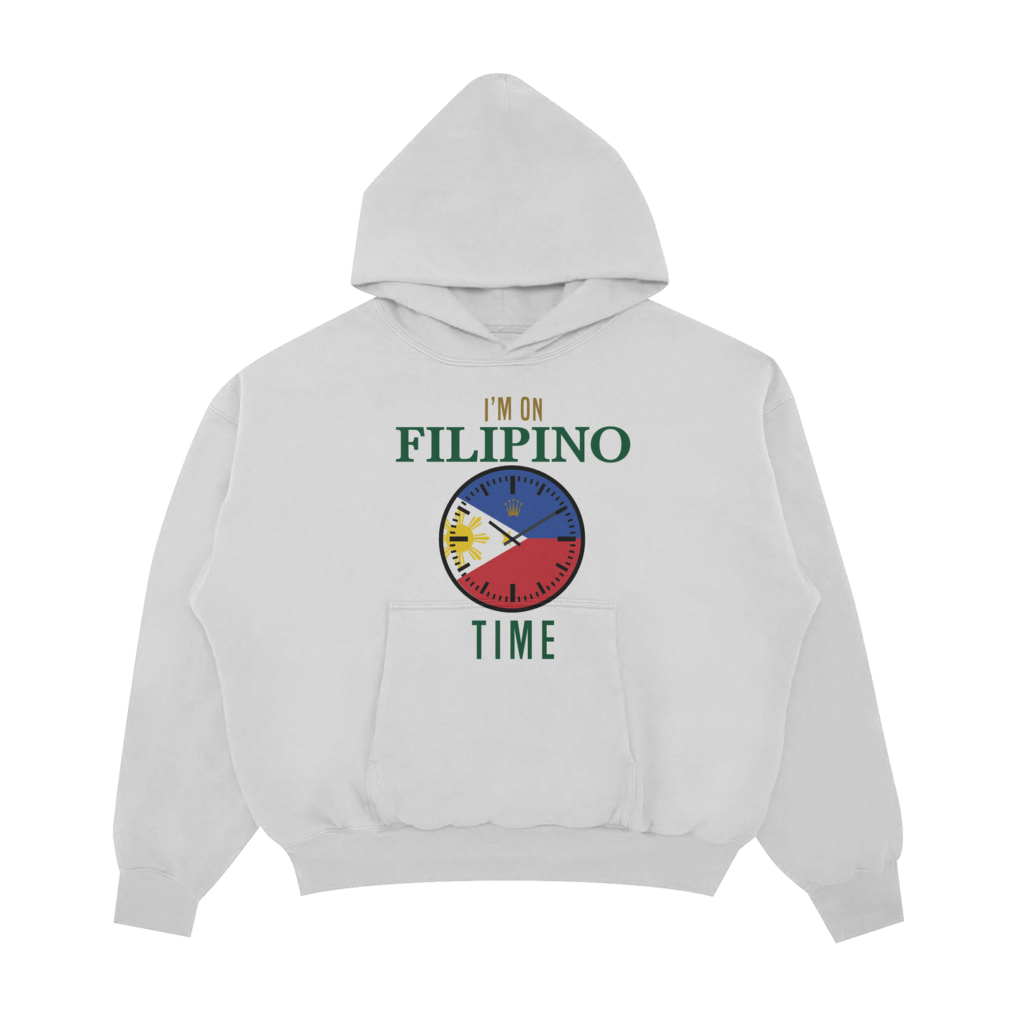 I’M ON FILIPINO TIME PULLOVER HOODIE