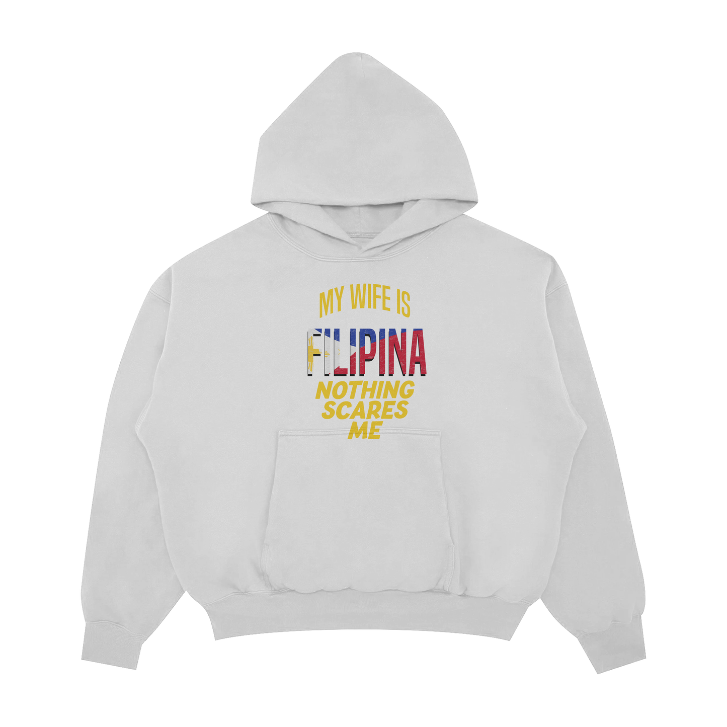 MY WIFI IS FILIPINA NOTHING SCARES ME PULLOVER HOODIE