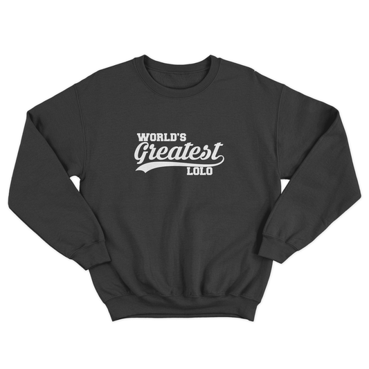 WORLD’S GREATEST LOLO PULLOVER CREWNECK