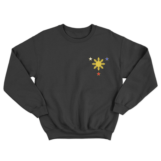 PHILIPPINE STARS PULLOVER CREWNECK