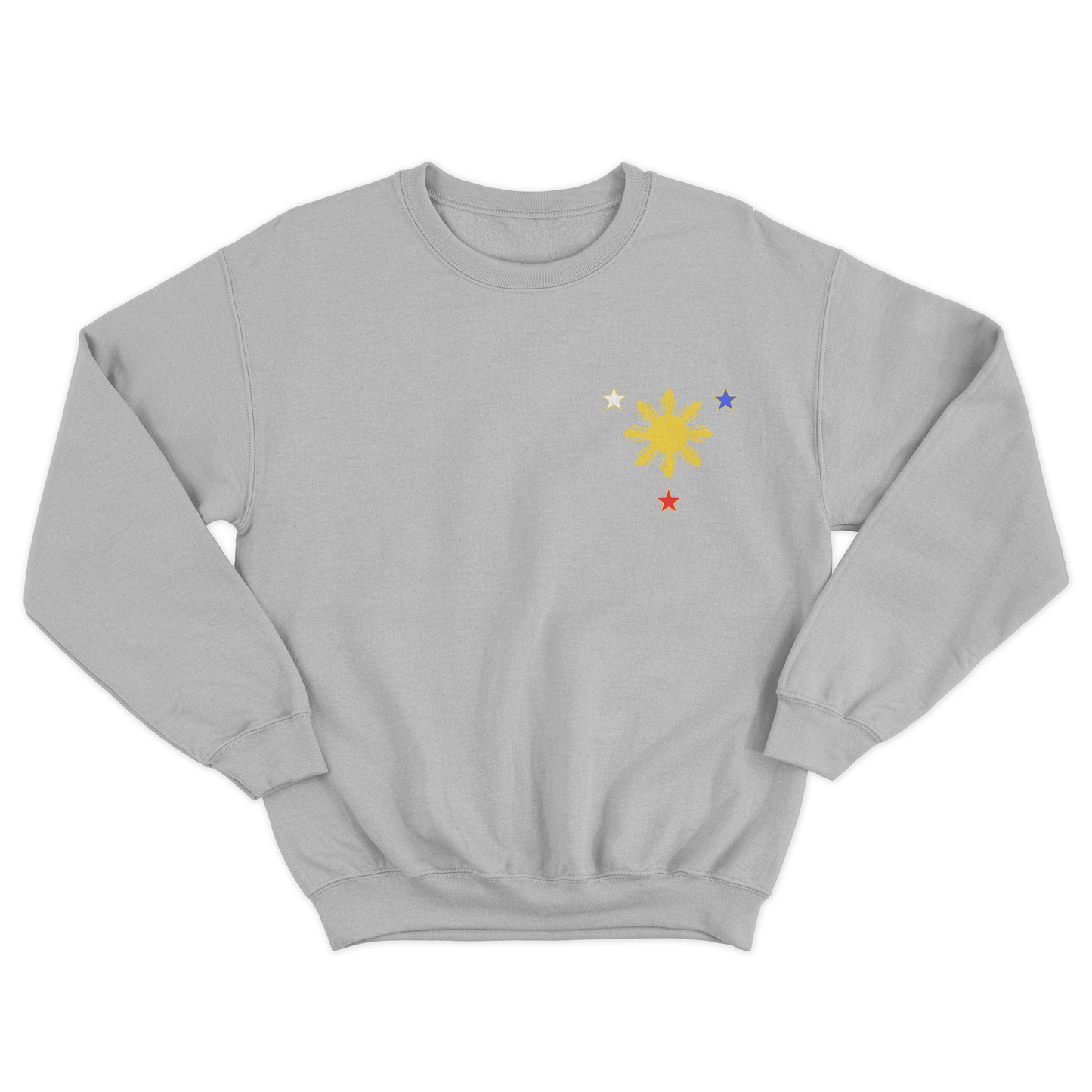 PHILIPPINE STARS PULLOVER CREWNECK