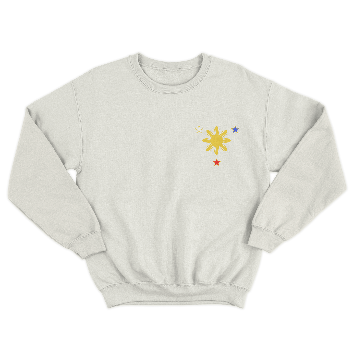 PHILIPPINE STARS PULLOVER CREWNECK