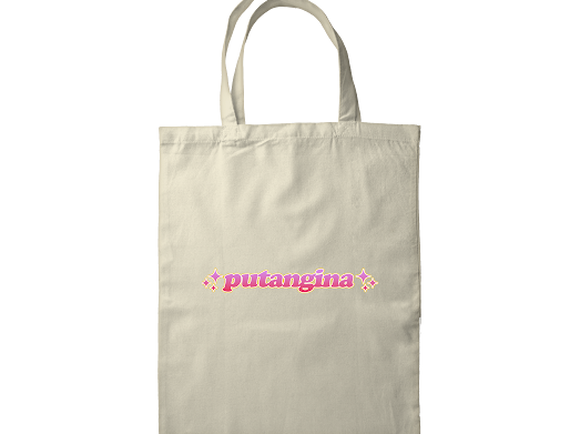 PUTANGINA OFF-WHITE TOTE BAG