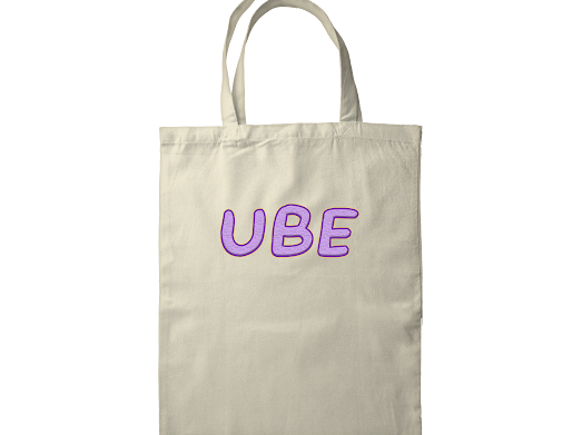 UBE OFF-WHITE TOTE BAG