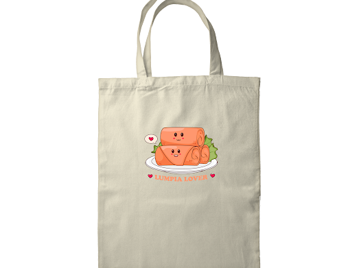 LUMPIA LOVER OFF-WHITE TOTE BAG