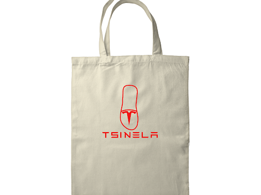 TSINELAS OFF-WHITE TOTE BAG